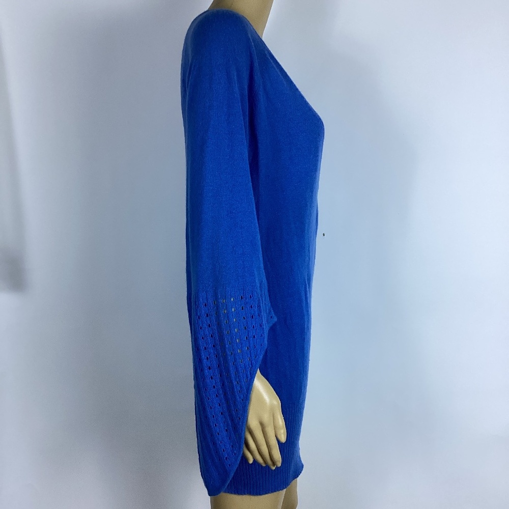 Christiane Celle Calypso Cashmere Deep V Neck Long sweater  / Mini dress S - Picture 2 of 8